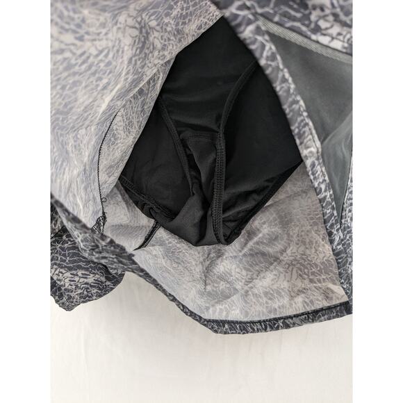 Running Shorts Athletic Shibori Marble Mid Rise 3 in Inseam All in Motion Gray S - Picture 3 of 12